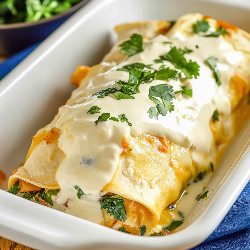 Creamy Chicken Wraps